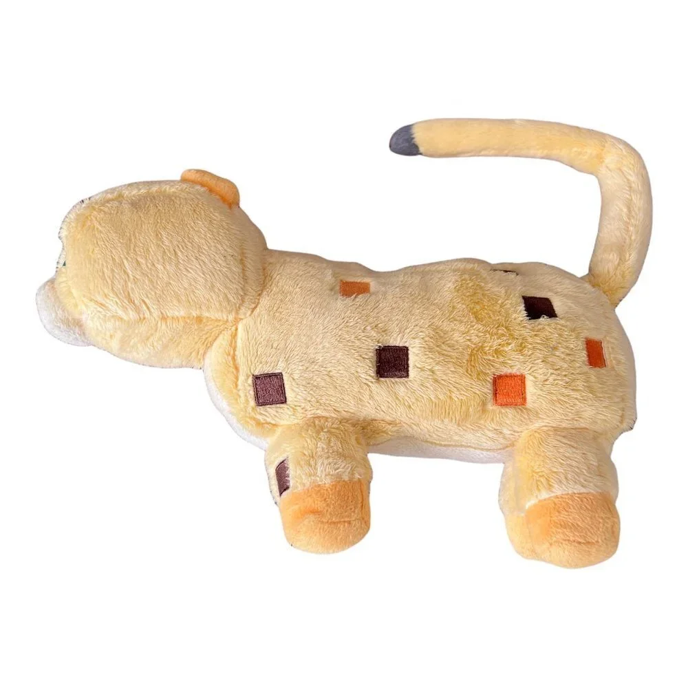 Ocelot Kitty Cat Plush Soft‎ Adorable Cuddly Yellow Stuffed Animal Kids Toy 17”
